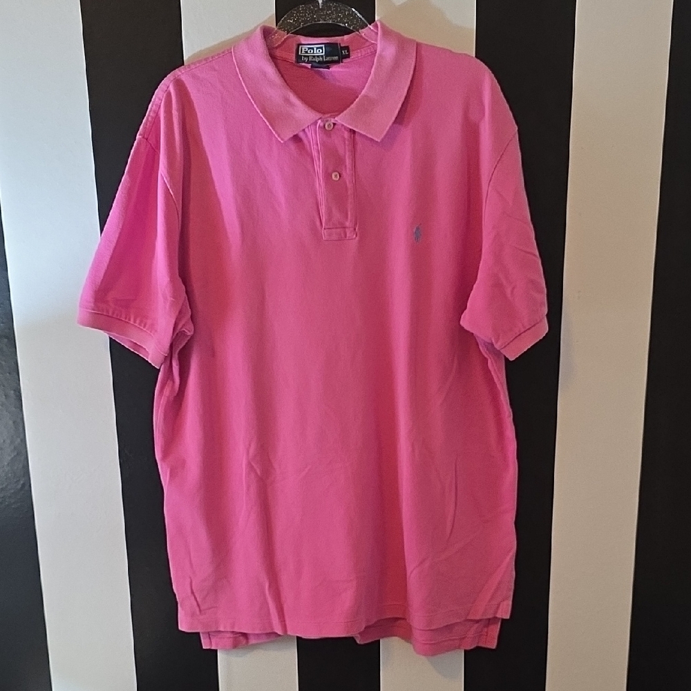 Polo By Ralph Lauren Bright Pink Polo Shirt